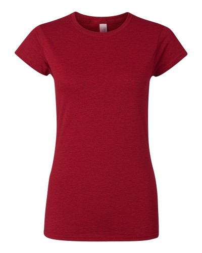 Gildan - Junior Fit Softstyle T-Shirt - 64000L-Antique Cherry Red