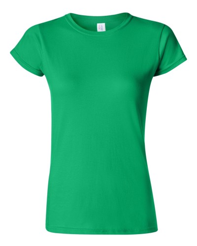 Gildan - Junior Fit Softstyle T-Shirt - 64000L-Irish Green