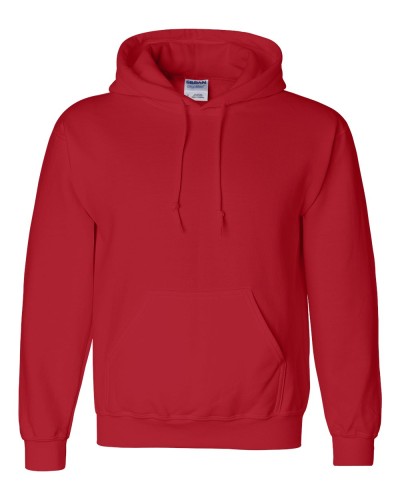 Gildan - Heavy Blend Hooded Sweatshirt - 18500-Red