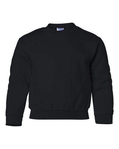 Gildan - Heavy Blend Youth Crewneck Sweatshirt - 18000B-Black