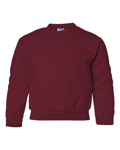 Gildan - Heavy Blend Youth Crewneck Sweatshirt - 18000B-Garnet