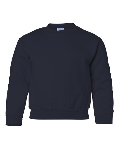 Gildan - Heavy Blend Youth Crewneck Sweatshirt - 18000B-Navy