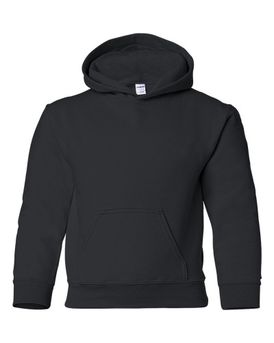 Gildan - Heavy Blend Youth Hooded Sweatshirt - 18500B-Black