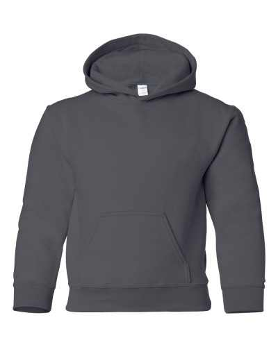Gildan - Heavy Blend Youth Hooded Sweatshirt - 18500B-Charcoal
