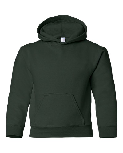 Gildan - Heavy Blend Youth Hooded Sweatshirt - 18500B-Forest