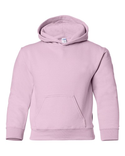 Gildan - Heavy Blend Youth Hooded Sweatshirt - 18500B-Light Pink