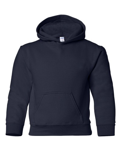 Gildan - Heavy Blend Youth Hooded Sweatshirt - 18500B-Navy