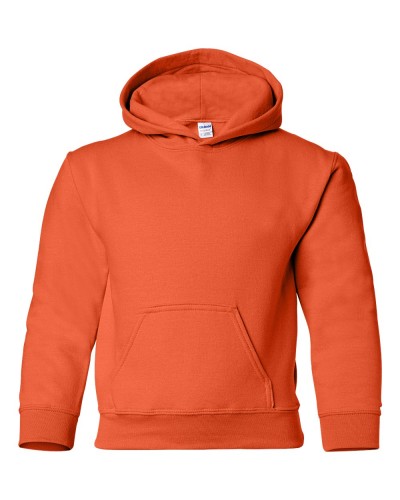 Gildan - Heavy Blend Youth Hooded Sweatshirt - 18500B-Orange