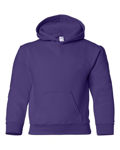 Gildan - Heavy Blend Youth Hooded Sweatshirt - 18500B-Purple