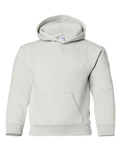Gildan - Heavy Blend Youth Hooded Sweatshirt - 18500B-White