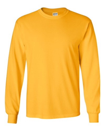 Gildan - Ultra Cotton Long Sleeve T-Shirt - 2400-Gold