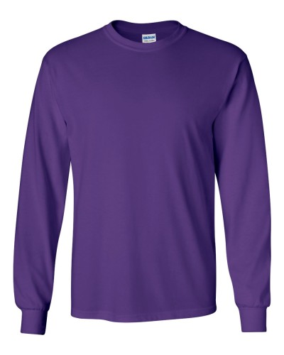 Gildan - Heavy Cotton Long Sleeve T-Shirt - 5400-Purple