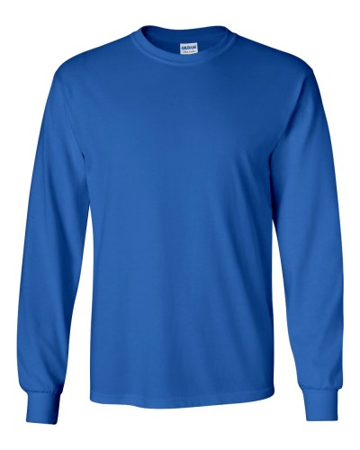 Gildan - Ultra Cotton Long Sleeve T-Shirt - 2400-Royal