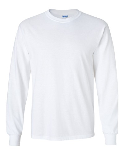 Gildan - Softstyle Long Sleeve T-Shirt - 64400-White