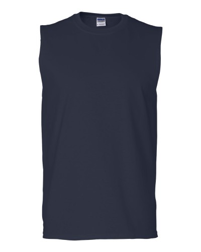 Gildan - Ultra Cotton Sleeveless T-Shirt - 2700-Navy