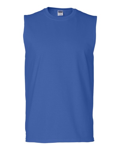 Gildan - Ultra Cotton Sleeveless T-Shirt - 2700-Royal
