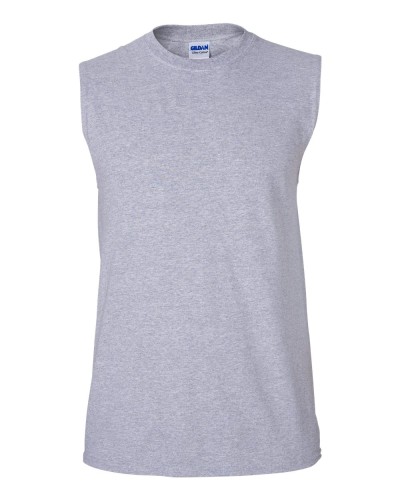 Gildan - Ultra Cotton Sleeveless T-Shirt - 2700-Sport Grey