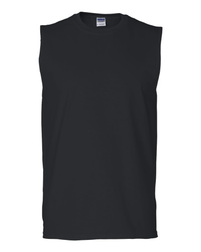 Gildan - Ultra Cotton Sleeveless T-Shirt - 2700-Black