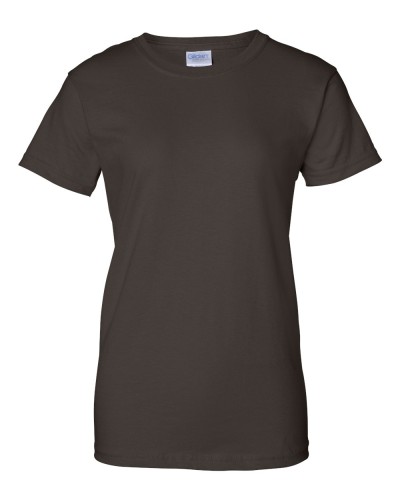Gildan - Ladies' Ultra Cotton T-Shirt - 2000L-Dark Chocolate