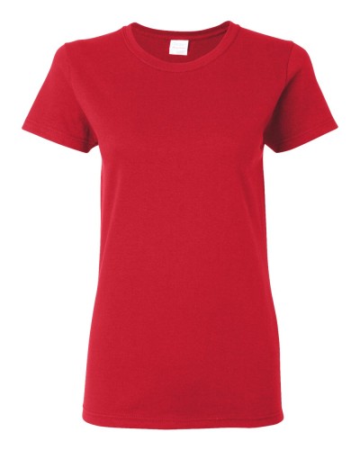 Gildan - Ladies' Ultra Cotton T-Shirt - 2000L-Red