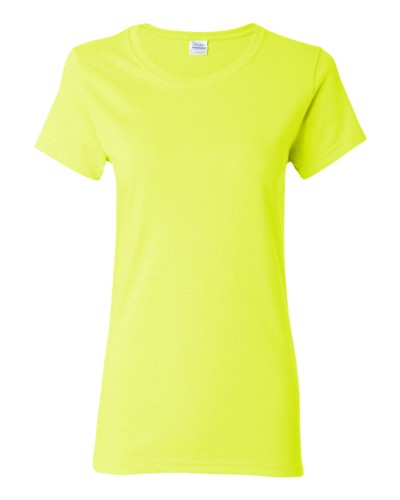 Gildan - Ladies' Ultra Cotton T-Shirt - 2000L-Safety Green