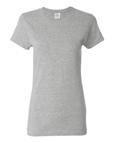 Gildan - Ladies' Ultra Cotton T-Shirt - 2000L-Sport Grey