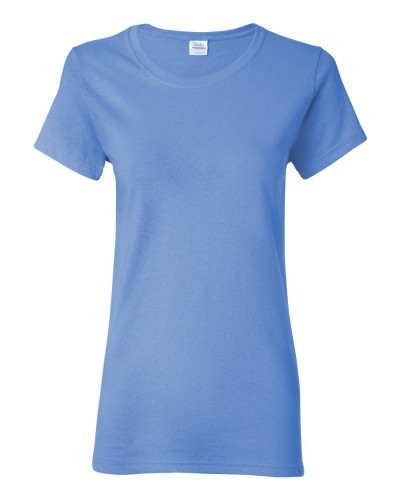 Gildan - Missy Fit Heavy Cotton Short Sleeve T-Shirt - 5000L-Carolina Blue