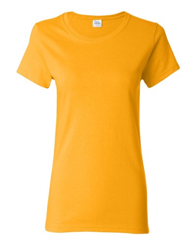 Gildan - Missy Fit Heavy Cotton Short Sleeve T-Shirt - 5000L-Gold