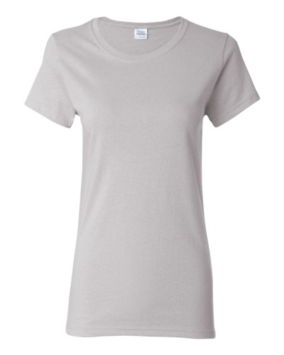 Gildan - Missy Fit Heavy Cotton Short Sleeve T-Shirt - 5000L-Ice Grey