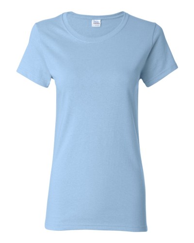 Gildan - Missy Fit Heavy Cotton Short Sleeve T-Shirt - 5000L-Light Blue