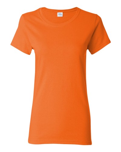 Gildan - Missy Fit Heavy Cotton Short Sleeve T-Shirt - 5000L-Safety Orange