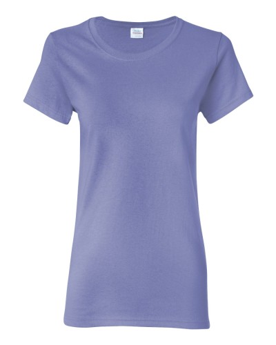 Gildan - Missy Fit Heavy Cotton Short Sleeve T-Shirt - 5000L-Violet