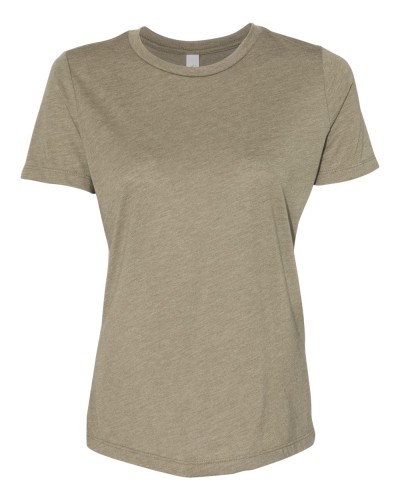 Bella/Canvas Women’s Relaxed Jersey Short Sleeve Tee - 6400-Olive Triblend