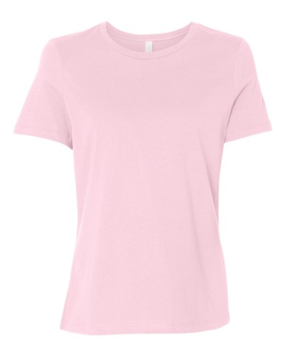 Bella/Canvas Women’s Relaxed Jersey Short Sleeve Tee - 6400-Pink