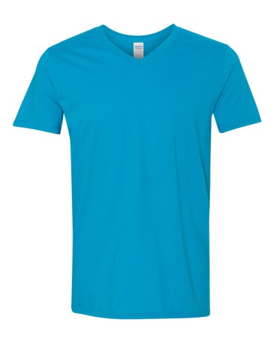 Gildan - Softstyle V-Neck T-Shirt - 64V00-Sapphire