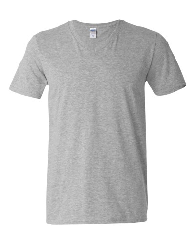 Gildan - Softstyle V-Neck T-Shirt - 64V00-Sport Grey