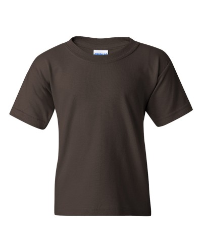 Gildan - Ultra Cotton Youth T-Shirt - 2000B-Dark Chocolate