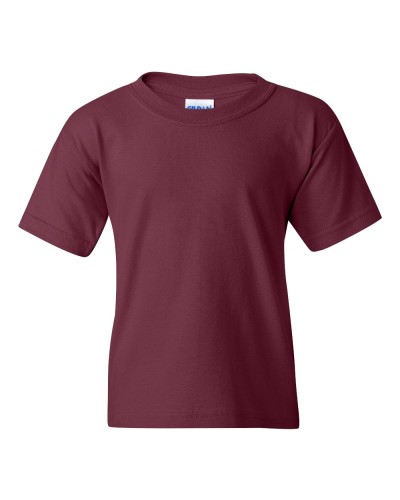 Gildan - Heavy Cotton Youth T-Shirt - 5000B-Maroon