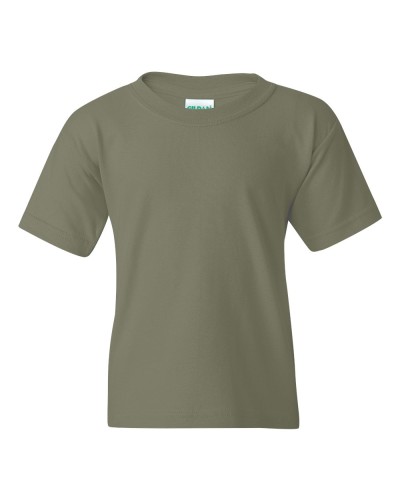 Gildan - Heavy Cotton Youth T-Shirt - 5000B-Military Green