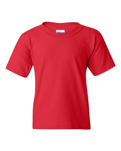 Gildan - Heavy Cotton Youth T-Shirt - 5000B-Red