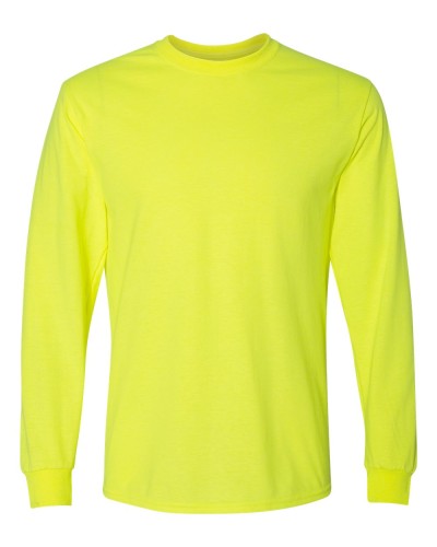 Gildan - DryBlend 50/50 Long Sleeve T-Shirt - 8400-Safety Green