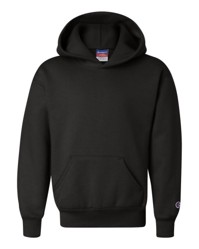 Champion - Eco Youth Hooded Sweatshirt - S790-Black